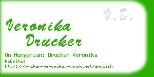 veronika drucker business card